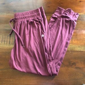 SENITA athletics Maroon Joggers